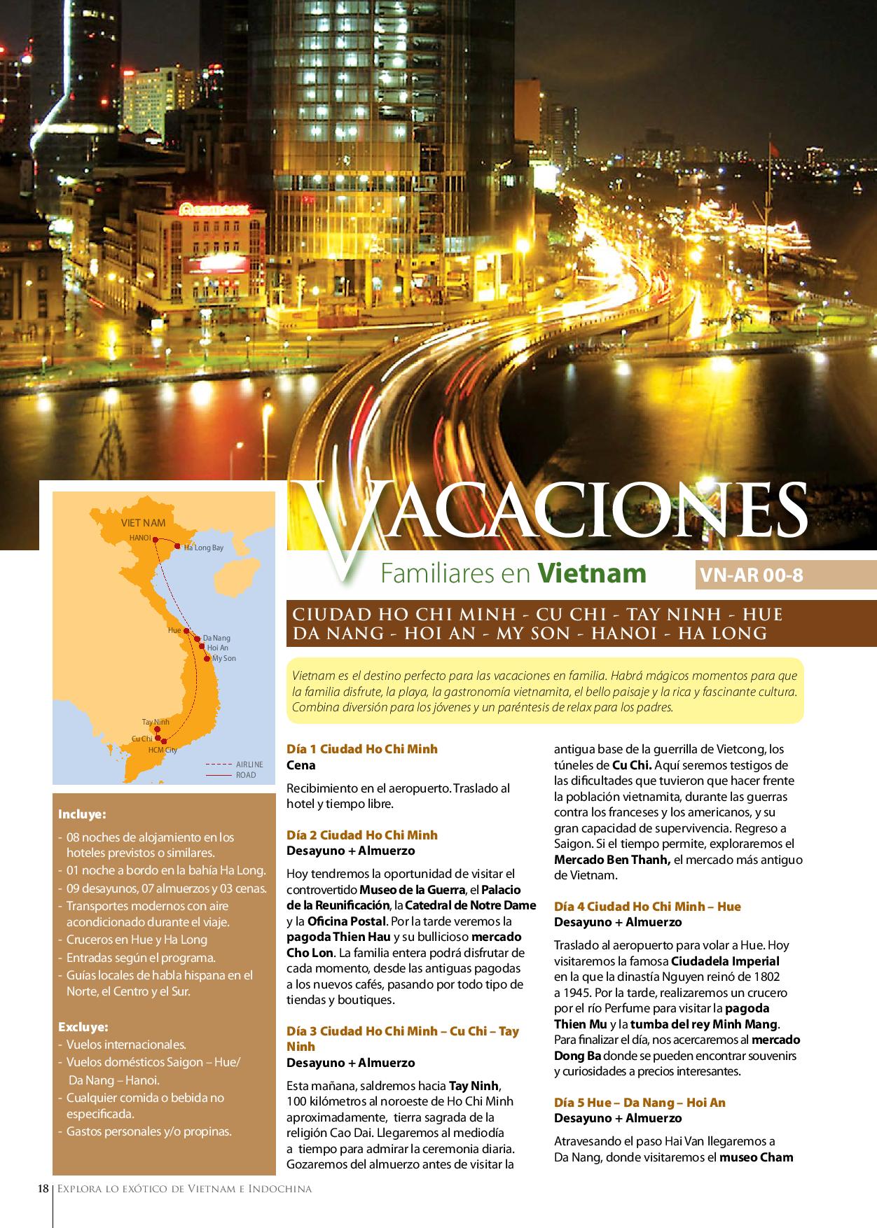 Spanish Brochure 2015 ACLASS TRAVEL